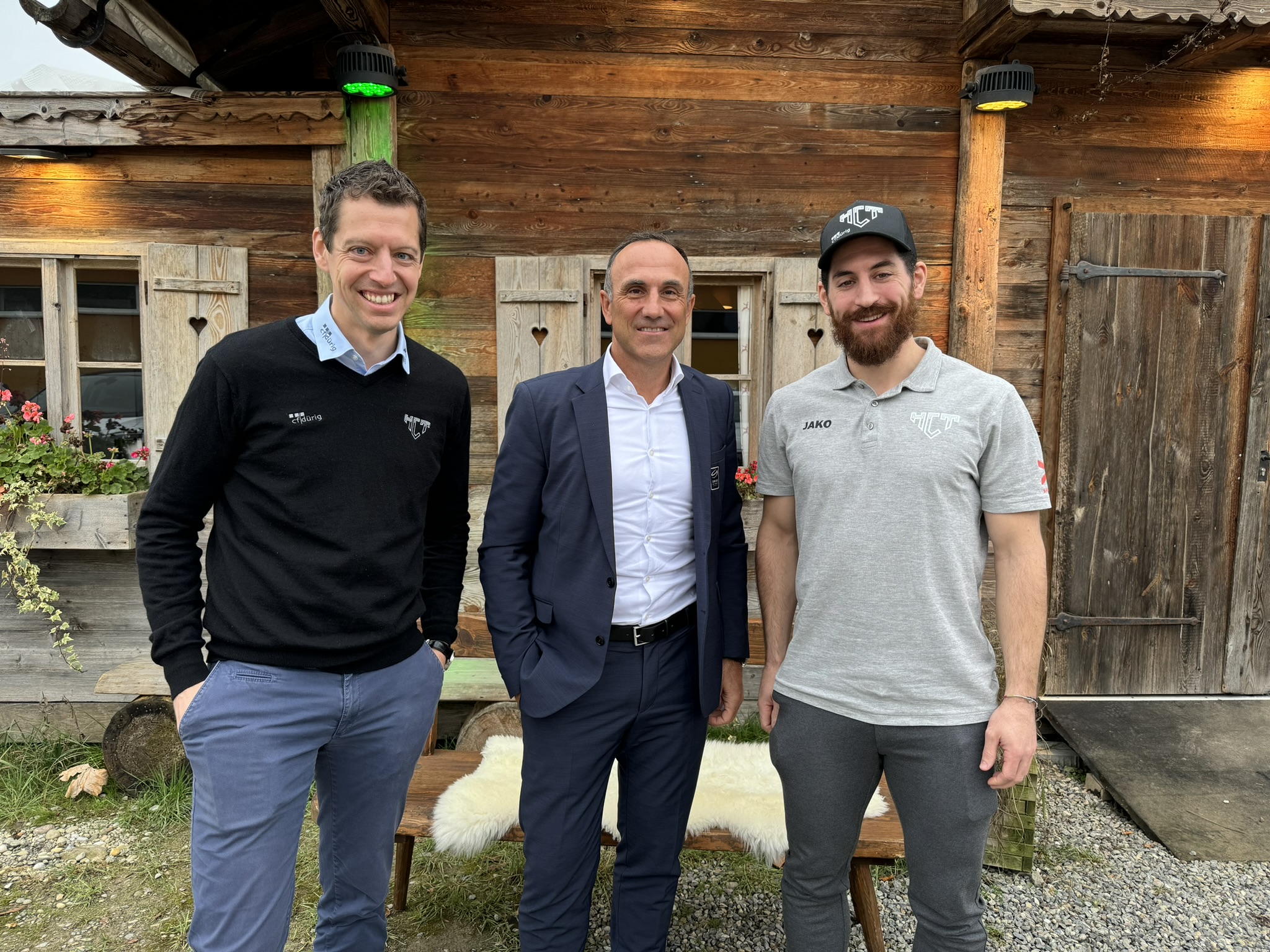 BC Event in der Gütti, Besuch Training und Essen im Strähl Chalet